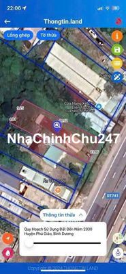 Chủ Bán Lỗ Bằng Nữa Giá Thị Trường Mặt Tiền Lớn ĐT 741 Gần Chợ An Bình