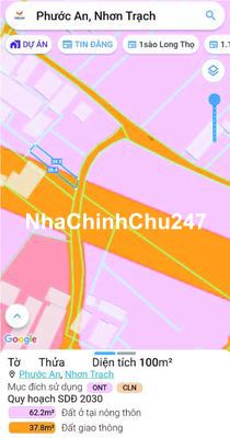 1/ Hùng Vương 100m Có 20 thổ cư , Phước An , Nhơn Trạch