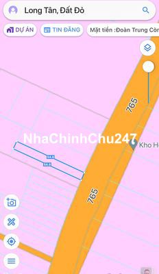 Chính chủ bán gấp lô đất mặt tiền 765 -Long Tân -Đất Đỏ