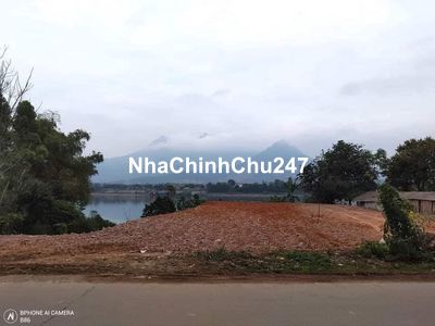 Đất TL317 bám Sông Đà, 3 mặt tiền, tay chạm nước, view núi Ba Vì 4 tỷ