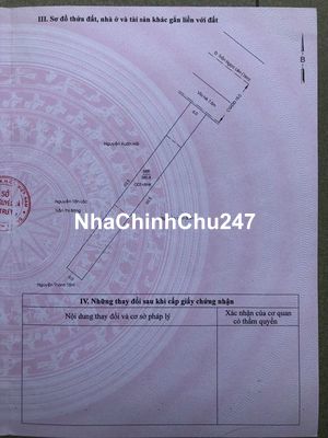 Đất Chính Chủ Cần Bán