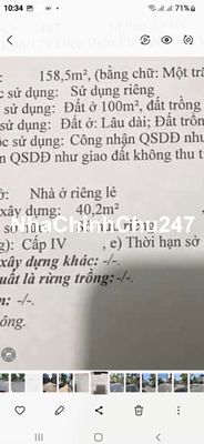 BÁN GẤP..  158m². đường 5m otto đi thông suốt