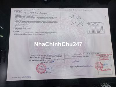 Chính chủ cần bán lô đất thổ cư có giấy phép xây dựng ở Tân Thạnh Đông