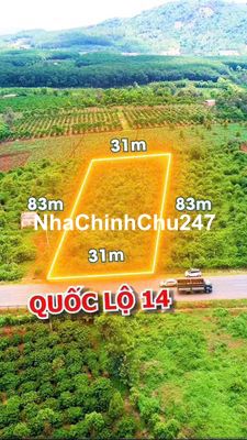 Đất mặt tiền QL14, Hoà Phú, Chư Păh, Gia Lai