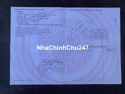 thổ cư full 400m2 xã Phong Phú,bán nhanh 895 triệu,đường xe hơi 7m.