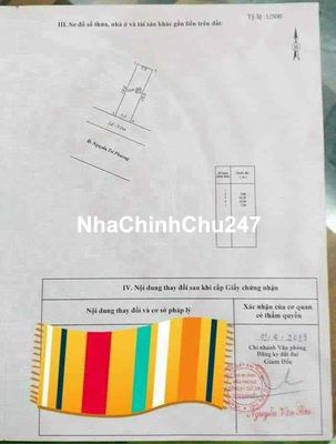 chính chủ bán đất Mặt Tiền Nguyễn Tri phương