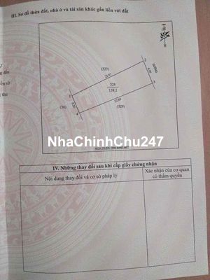 Bán đất chính chủ xã Nghi Liên