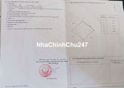 Chính chủ cần bán đất 30390,8 m2 xã Bình An, Bắc Bình, Bình Thuận