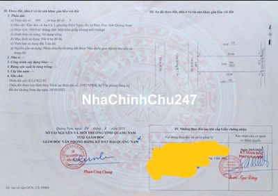 Cần tiền bán gấp lô đất mặt tiền chính chủ