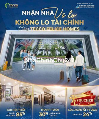 CĂN HỘ TECCO FELICE HOME - NHÀ MỚI BÀN GIAO NGAY