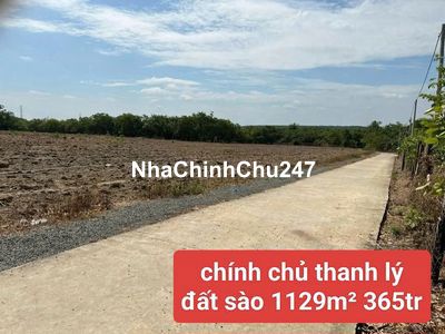 Chính chủ cần thanh lý gấp lô đất sào 1129m2 365tr