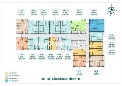 Bán Nhà Ở Xã Hội Quang Châu Studio 40m2, 1N+ Và 2 Ngủ 63m2.