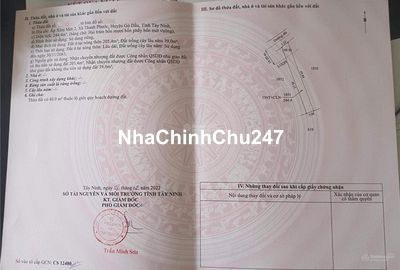 Tôi chính chủ cần bán lô đất 244m2 (5x49m)