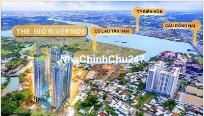 Nhận booking dự án The Gió Riverside - Dĩ An, 50tr/bk (có hoàn lại)