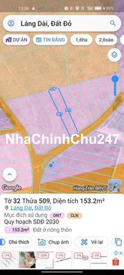 Chính chủ cần bán 153m2 thổ cư Láng Dài