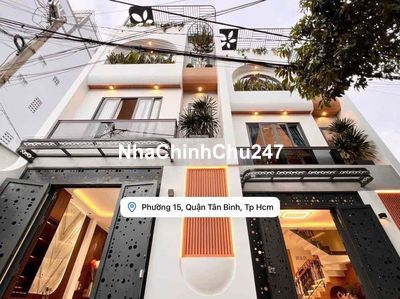 Nhà Trường Chinh, Tân Bình, Full nội thất, 4 tầng, hẻm oto.