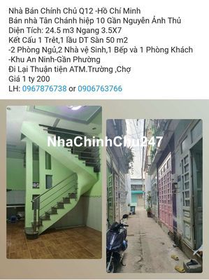 Nhà Bám Tân Chánh Hiệp 10 Chính Chủ