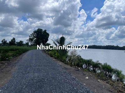 CHÍNH CHỦ: View sông 1033 m2 đường đá xanh 7m Bến Lức Long An