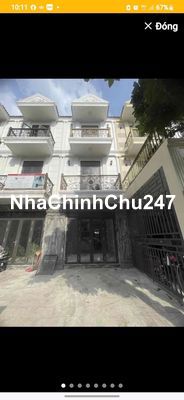 Nhà 3 lầu khu dân cư đông tác giá 10 triệu