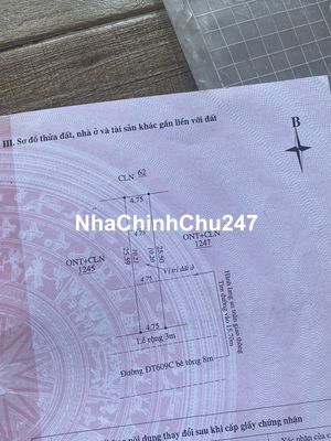 Chính chủ Bán gấp Mặt tiền đại phong