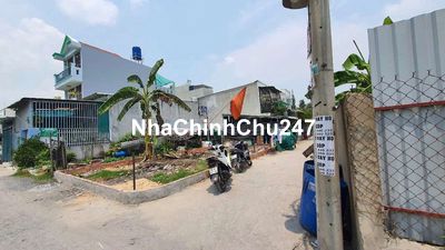 Đất góc 2 mặt tiền đường thông xe hơi. 6x17m .Thạnh xuân 24. Q12