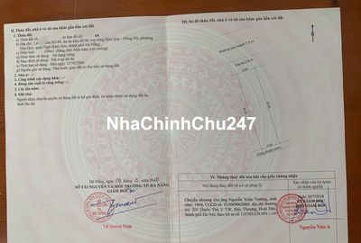 Chính Chủ Kẹt Nợ Ngân Hàng Bán Gấp Đất Nam Hòa Xuân B2.90 Giá 2.9 Tỷ