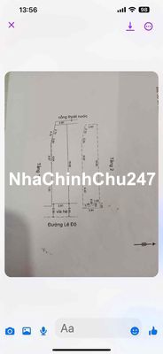 chính chủ Cần bán nhà mặt tiền lê độ 69,2 m2