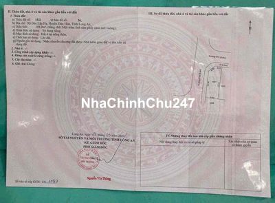 chính chủ bán đất Cát Tường Phú Sinh 2 mặt tiền 7-17 shr giá 1,7 tỷ