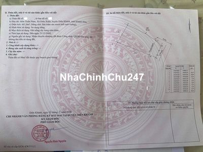 CHÍNH CHỦ CẦN BÁN ĐẤT Diên Xuân, Diên Khánh, Khánh Hòa - GIÁ SIÊU TỐT