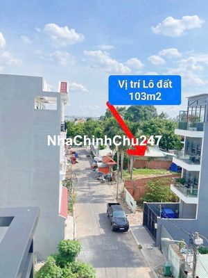 Chủ gửi lô 103m2 trong khu dân cư gần Hiệp Thành