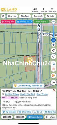 Full thổ cư biển Hoà Thắng