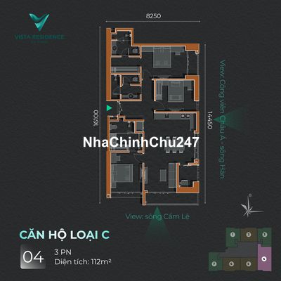 Căn góc 3PN ngay tại "Quận Nhất" Hải Châu với CSBH cực kỳ ưu đãi!!