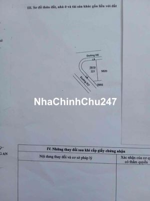 Đât thổ cư chính chủ . dt 221m2 kdc Nam long - thuân tiên kinh doanh