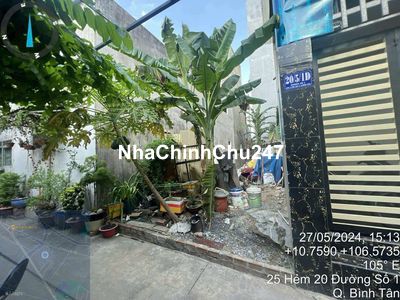 Chính chủ bán gấp đất 4m x 17,5m đường số 1 Tân Tạo a Quận Bình Tân