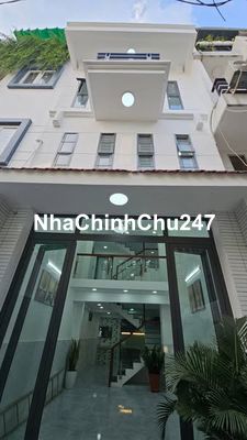 4,98 ✅ Nhà 4 tầng 4pn , SHR nở hậu hoàn công hẻm rộng 3m có sân để xe