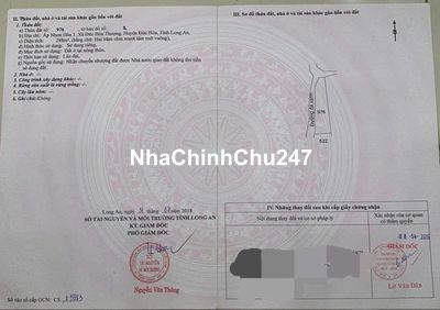 chủ ngộp thở bán 298m2 thổ cư 2 mặt tiền đường